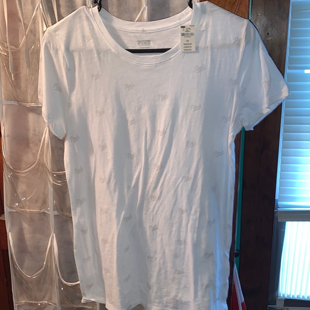 White PINK Shirt